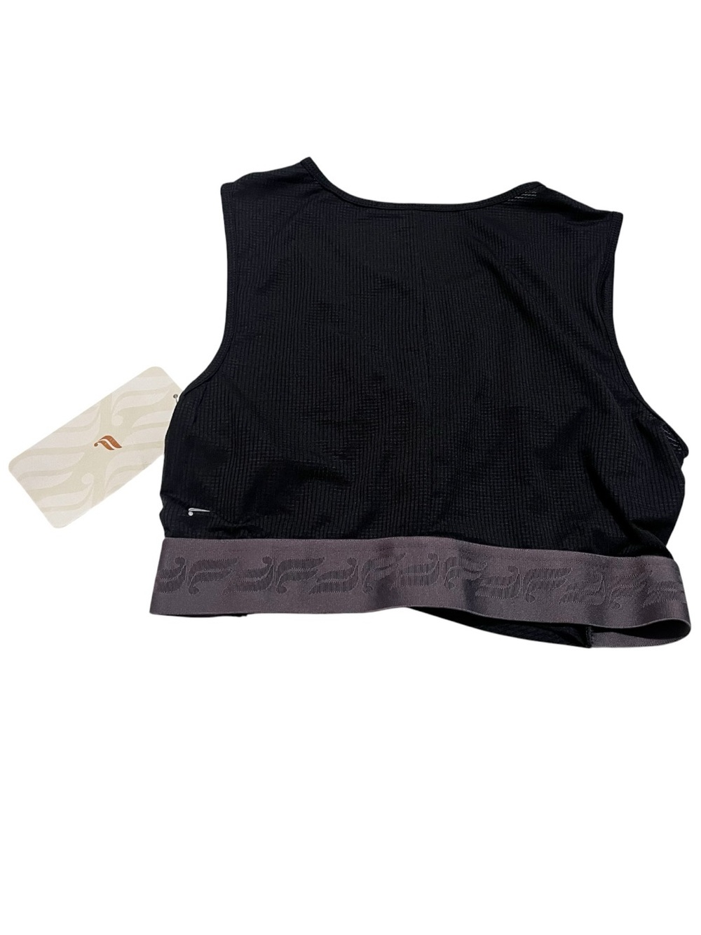 NWT Fabletics Women's Black and Purple Vest Size Small